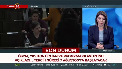 ÖSYM, YKS kontenjan ve kılavuzunu açıkladı