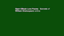 Open EBook Love Poems   Sonnets of William Shakespeare online
