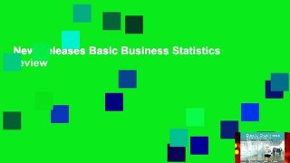 New Releases Basic Business Statistics  Review