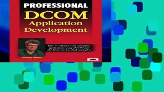 this books is available Professional DCOM Application Development P-DF Reading