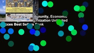 Popular Book  Community, Economic Creativity, And Organization Unlimited acces Best Sellers Rank