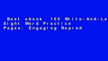 Best ebook  100 Write-And-Learn Sight Word Practice Pages: Engaging Reproducible Activity Pages