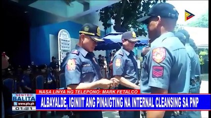 Скачать видео: #SentroBalita: Albayalde, iginiit ang pinaigting na internal cleansing sa PNP