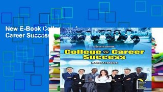 New E-Book College and Career Success For Kindle