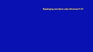 Readinging new Steve Jobs D0nwload P-DF