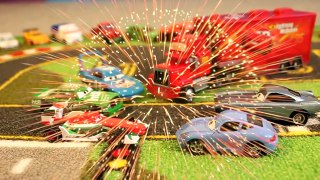 Cars vs Hot Wheels Lightning McQueen Cartoon Full Episodes