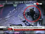 Pencurian Motor di Pondok Aren Terekam CCTV