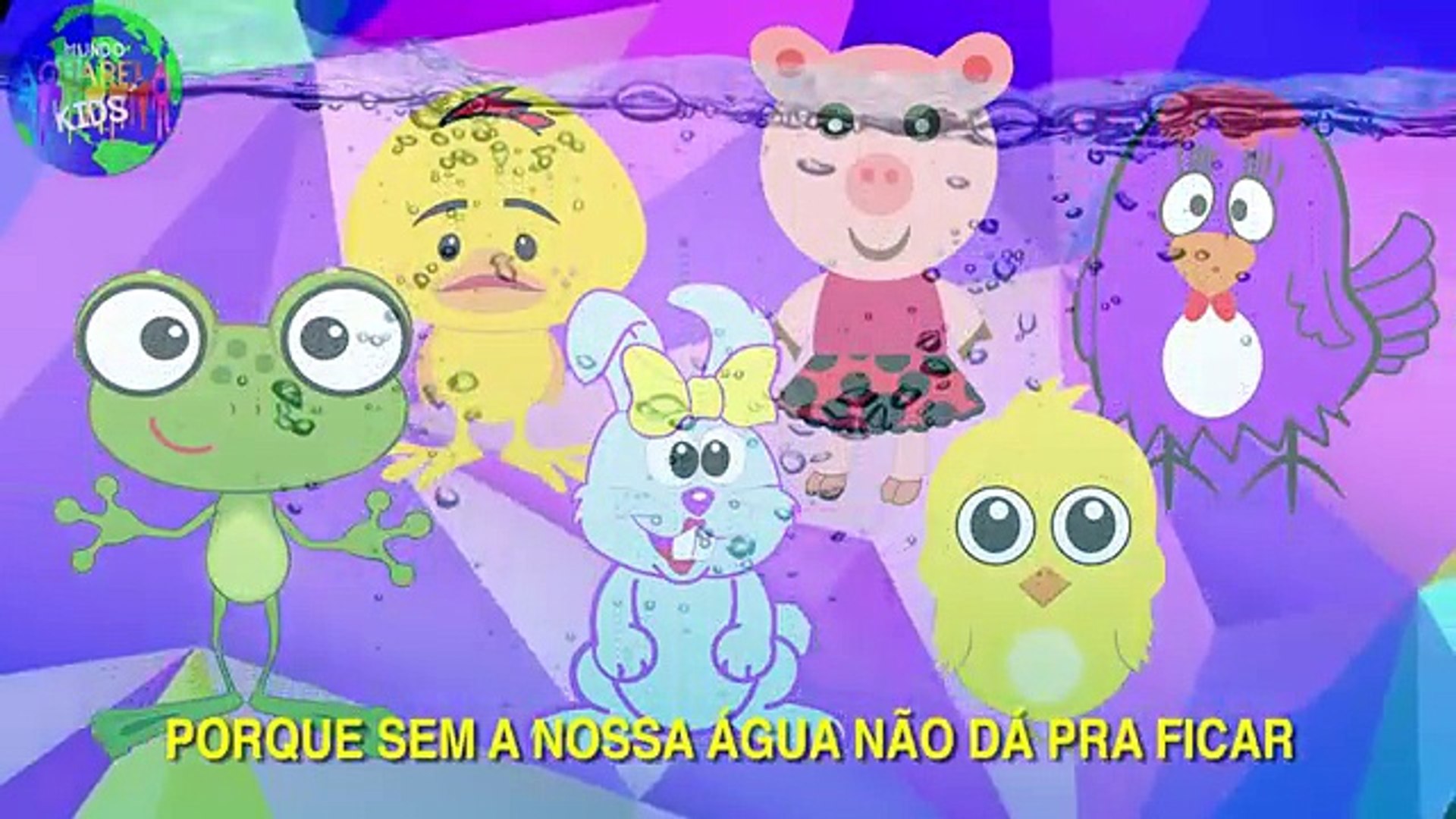 MÚSICA INFANTIL a ÁGUA SUMIU e DEDOS COLORIDOS (PARÓDIA Shape of You e Finger Family Nursery Rhymes)