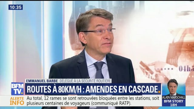 Routes à 80km/h: Les 250.000 personnes en plus flashées en juillet vont faire attention , estime le délégué à la Sécurité routière