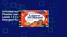 Unlimited acces Hooked on Phonics Learn to Read - Levels 1 2 Complete: Early Emergent Readers
