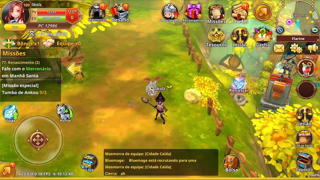 MEU PRIMEIRO RENASCIMENTO NO FLYFF LEGACY BRASIL