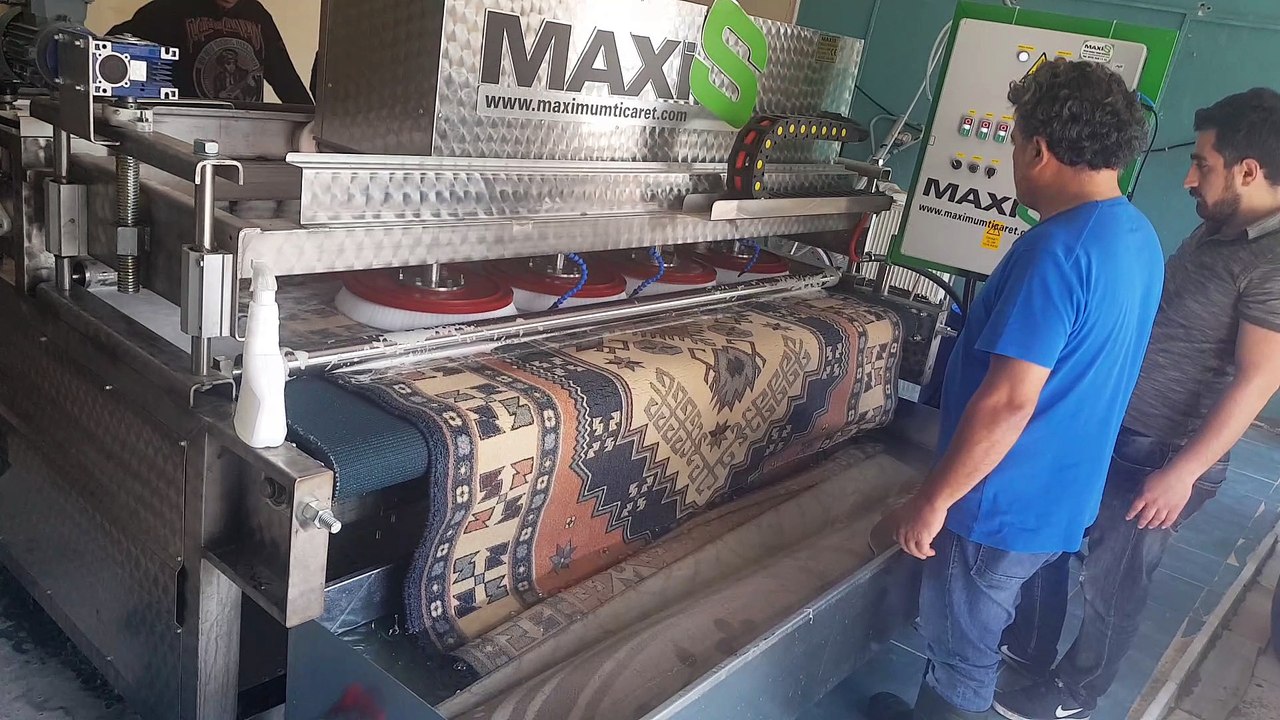 tam otomatik halı yıkama makinası,halı sıkma makinası maxis