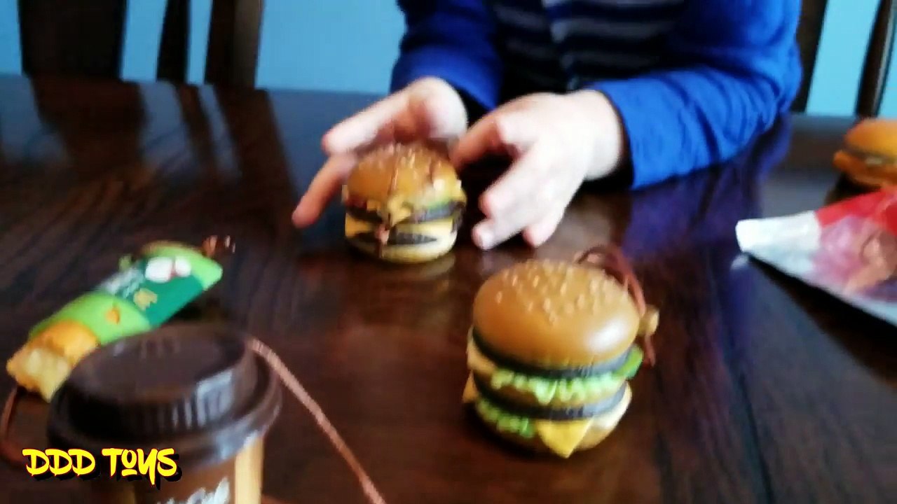 Japanese McDonald's Food Strap Toys