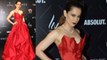 Kangana Ranaut ROCKS in Red Gown at Vogue Beauty Awards 2018 Red Carpet। FilmiBeat