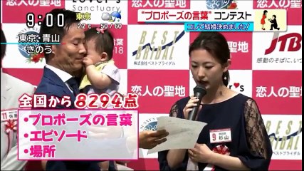 「プロポーズの言葉」コンテスト、最優秀賞は？？