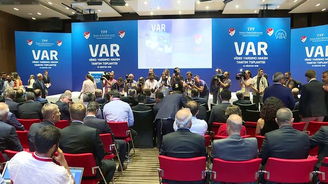 TFF'den VAR tanıtımı - Türkiye Futbol Federasyonu Başkanı Demirören - İSTANBUL