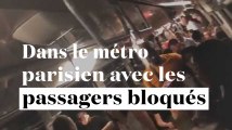 3 minutes avec les passagers de la ligne 1 bloqués, à Paris