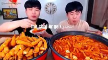 تحدي اكل اكبر طبق جمبري في العالم /Korean Challenge Eat the largest shrimp dish in the world