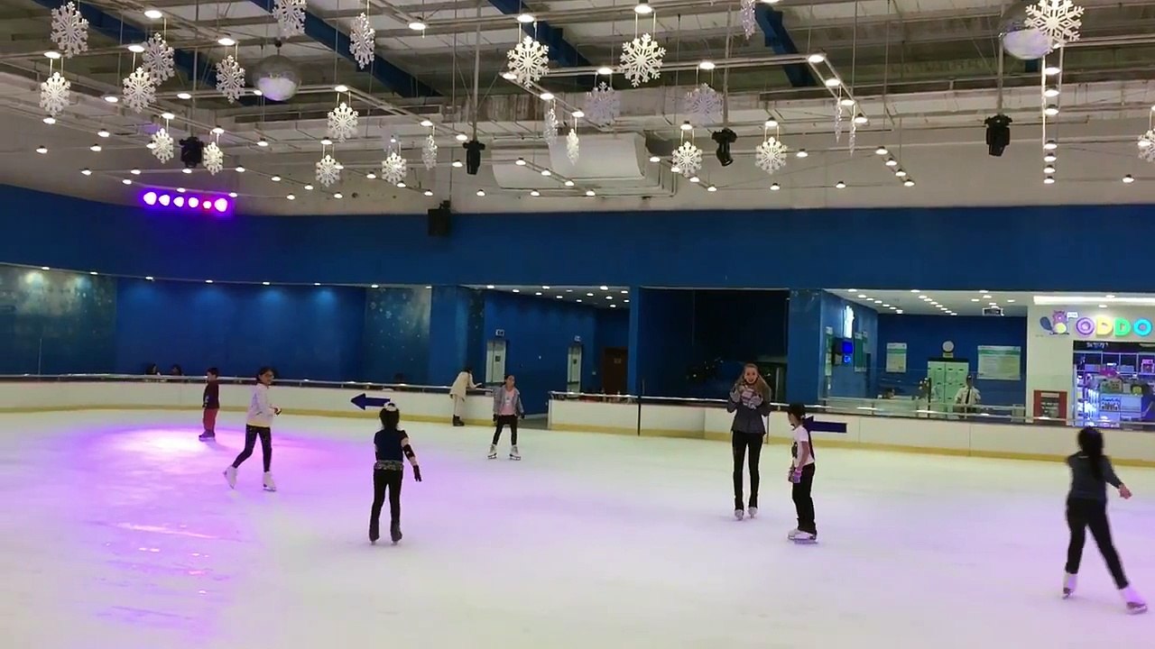 Go ice skating rink at ice rink backyard at Vincom Mega Mall, Saigon-Ho Chi Minh City-Vietnam P1