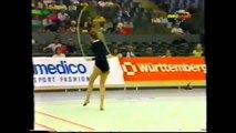 Adriana DUNAVSKA (BUL) rope - 1989 European Cup Hanover