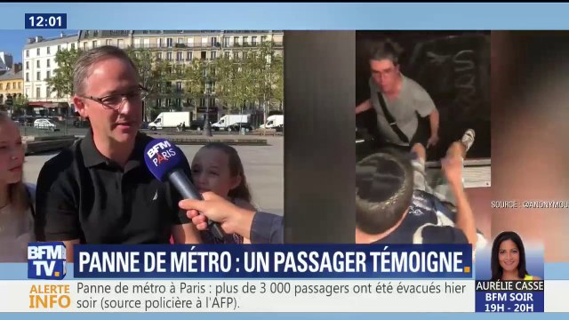 Ça a été insupportable (…) Les gens sont devenus tendus. Un touriste étranger témoigne de l’incident dans le métro à Paris