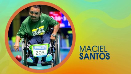 Maciel Santos é destaque na bocha paralímpica na Paralimpíada