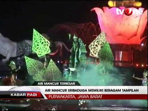 Indahnya Air Mancur Sri Baduga Terbesar di Asia Tenggara