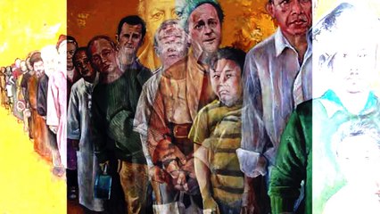 Trump, Merkel e altri leader sono immigrati nei quadri di un siriano - Notizie.it