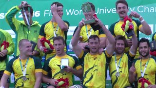 Interviews Men's final - 7th World University Rugby 7 Championship 2016 – Swansea