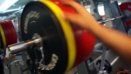 Viking squat challenge - record 210kg