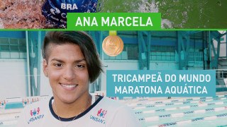 Ana Marcela nada pelo país nos Jogos Rio 2016