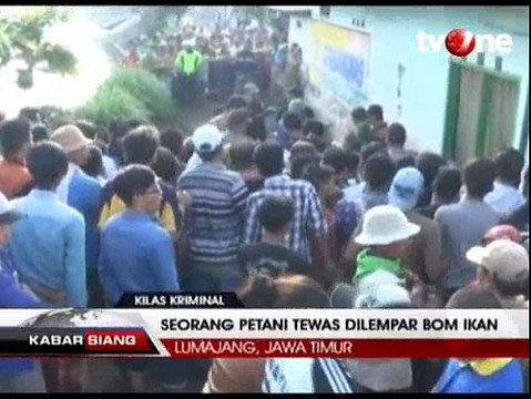 2 Petani Dilempari Bom Ikan Oleh Orang Tak Dikenal, 1 Petani Tewas
