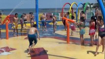 ‘Su Oyun Parkı’na çocuklardan yoğun ilgi