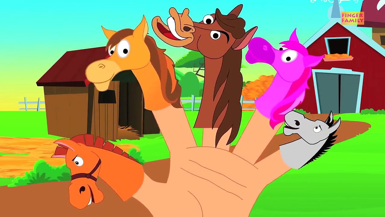 Horse Finger Family | Nursery Rhymes For Children