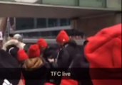 Toronto FC Fan Sneaks Onto Team Bus During MLS Cup Homecoming Parade