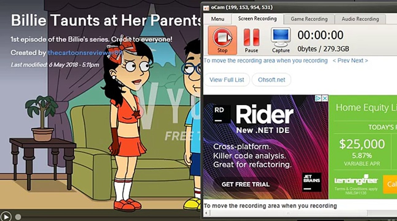 Billie Taunts at Her Parents/Gets Grounded