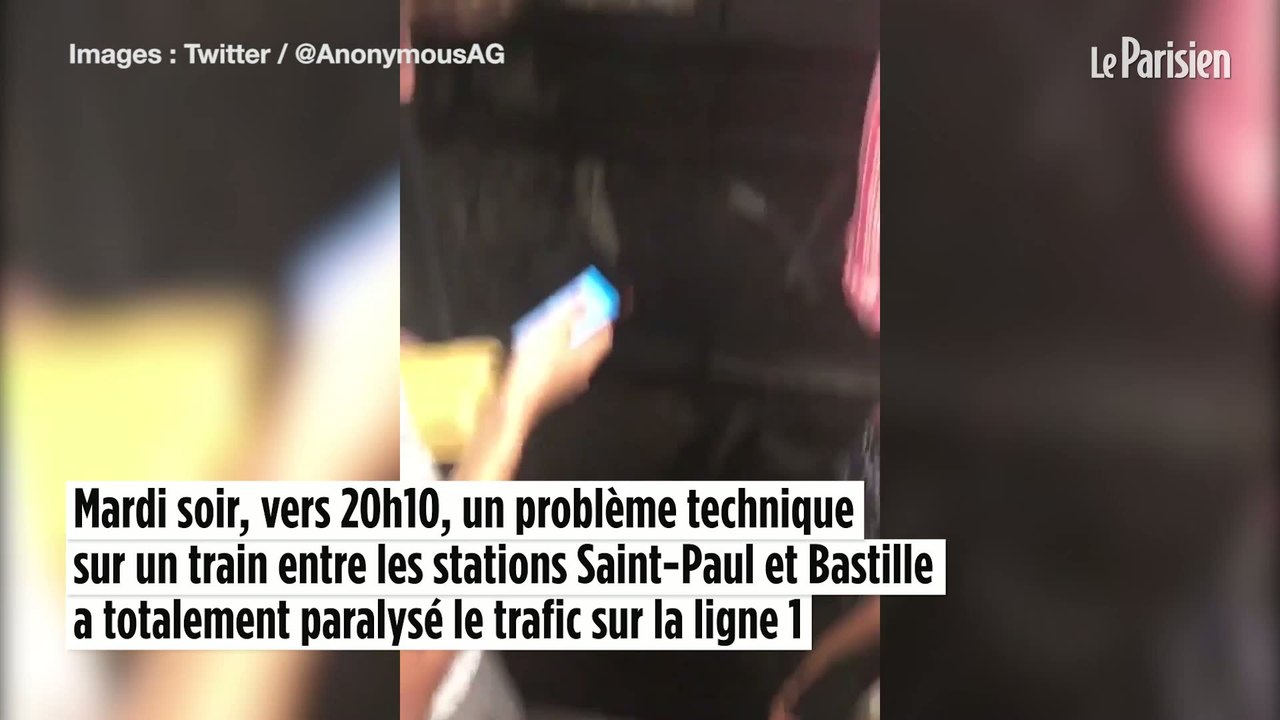 Panne sur la ligne 1 du métro parisien :  soirée cauchemardesque pour les usagers