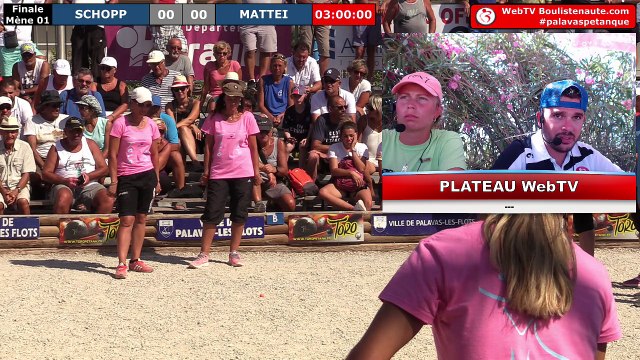 Palavas triplette féminin : Finale PEYROT vs MATTEI
