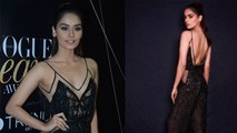 Manushi Chhillar ने Vogue Beauty Awards पर पहना Backless Black Jumpsuit | Boldsky