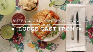 Lodge Buffalo Chicken Enchiladas