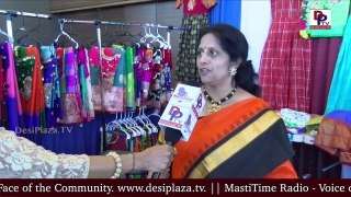 Excellent & Colourful Sarees seen at Vendor Booths at American Telugu Convention, Dallas,  TX | DPTV