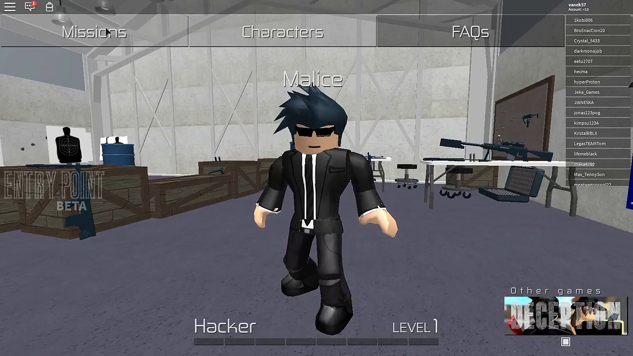 Пародия на Hitman I Roblox