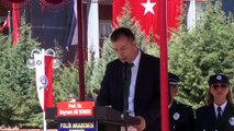 Kırşehir'de özel harekat polisi adaylarının mezuniyet sevinci