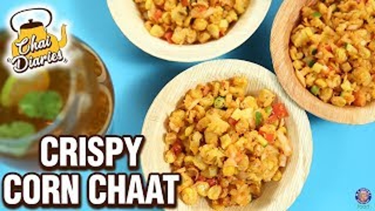 Crispy Corn Chaat Recipe - Quick & Easy Chatpata Corn Snack Recipe - Chai Diaries With Varun