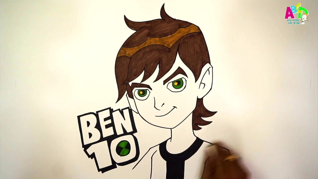How to Draw Ben 10 II Learn to draw & color Ben 10 in easy steps #abcdanybodycandraw