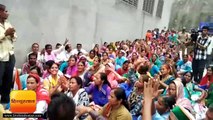 उत्तराखंड: श्रीनगर जल विद्युत परियोजना के खिलाफ ग्रामीणों ने किया प्रदर्शन