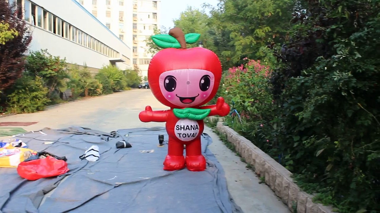 inflatable costume apple mascots