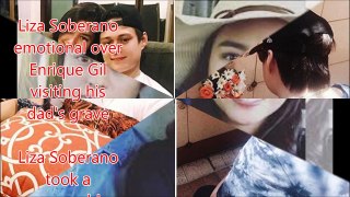 Liza Soberano emotional over Enrique Gil visiting his dad's grave