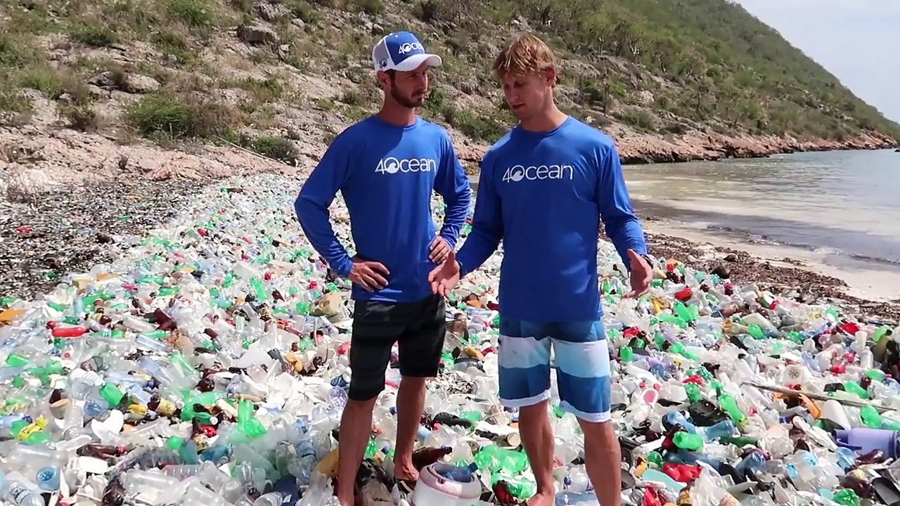 Nettoyage complet d'une plage dans les Caraïbes !