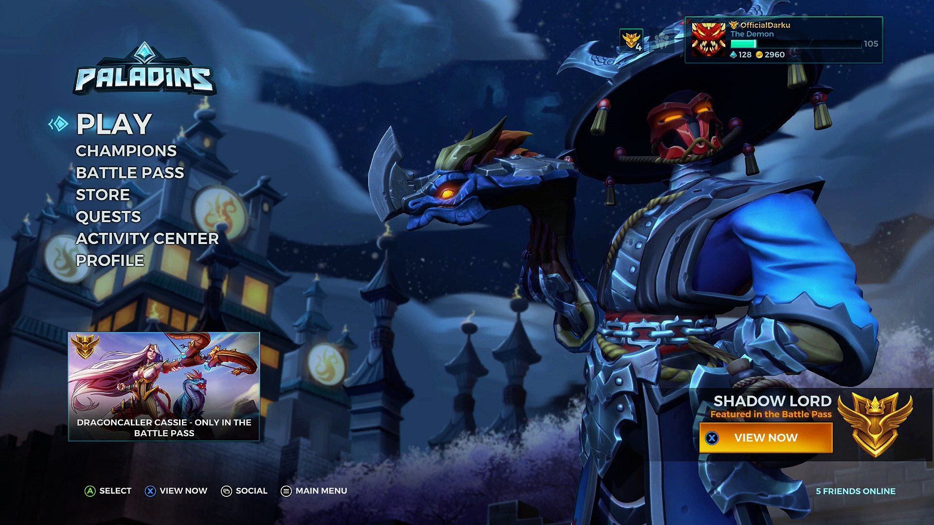 Does paladins have crossplay nintendo switch Information